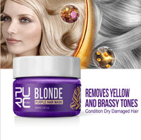 Purple Toning Hair Mask results