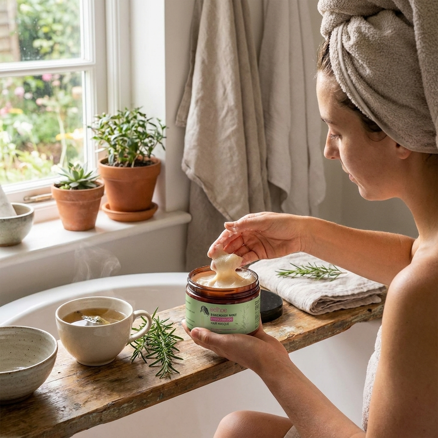 Rosemary Botanical Hair Mask lifestyle