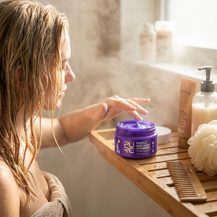 Purple Toning Hair Mask lifestyle